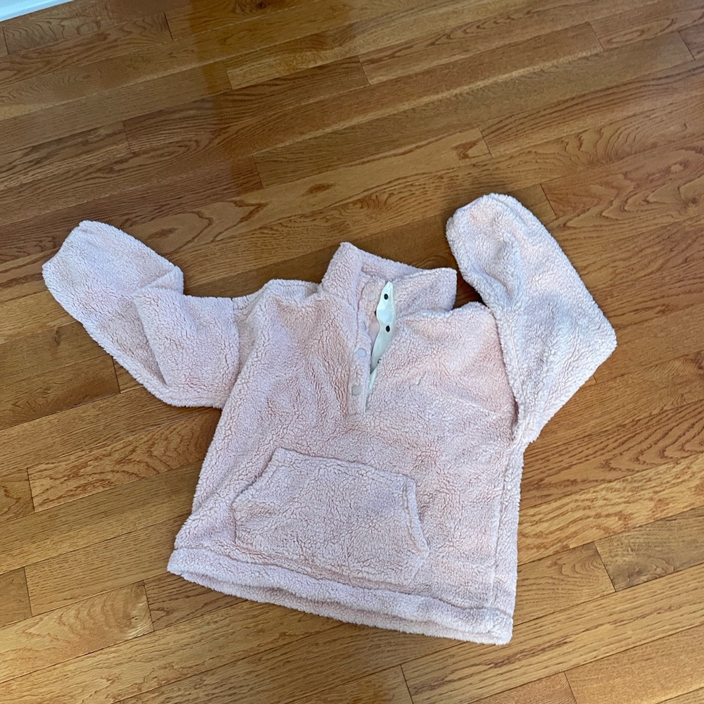 Nautica pink fluffy jacket Size S